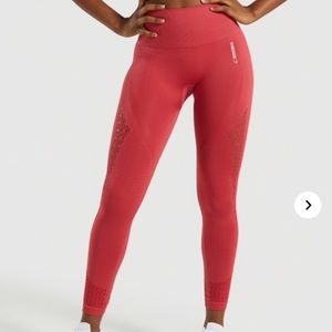 Gymshark Seamless red leggings